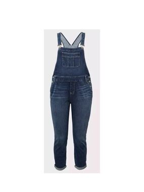 torrid Denim Overalls crop NWT